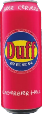 Duff Beer blik van 50cl